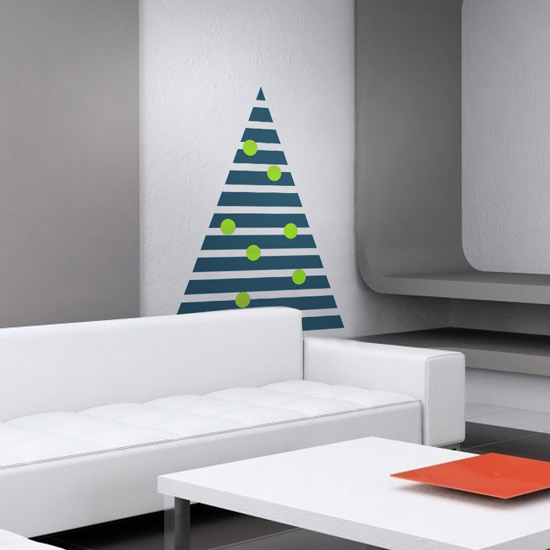 Modern Christmas Tree Decals