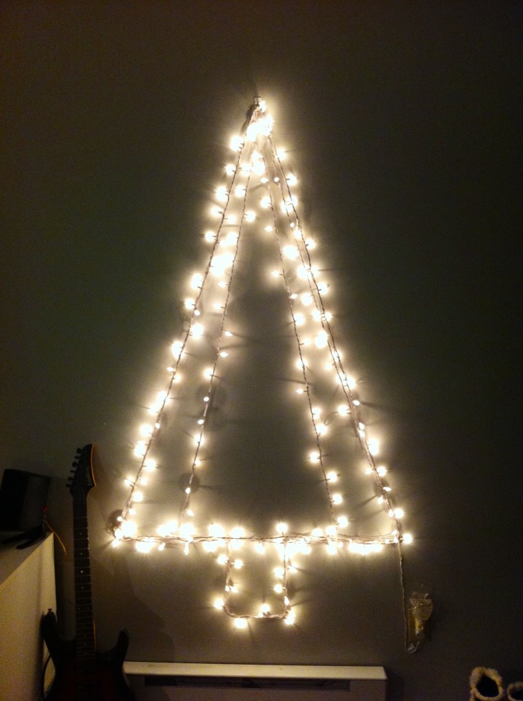 Christmas Tree Made of Lights