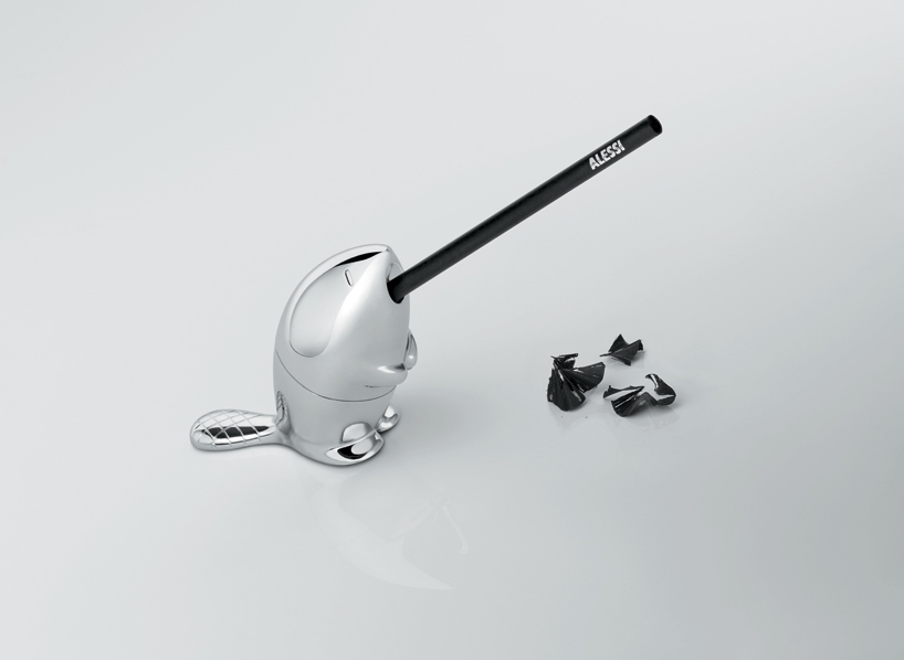 Adorable Beaver Pencil Sharpener by Rodrigo Torres Kastor for Alessi